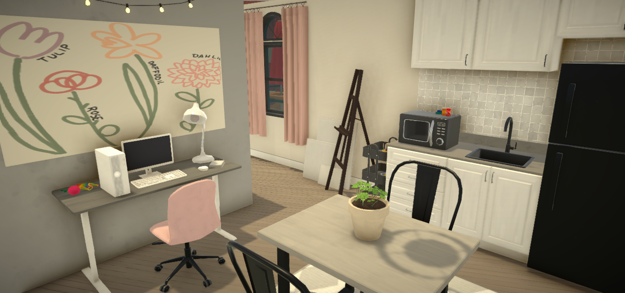 Girly Nerd Apartment image 3