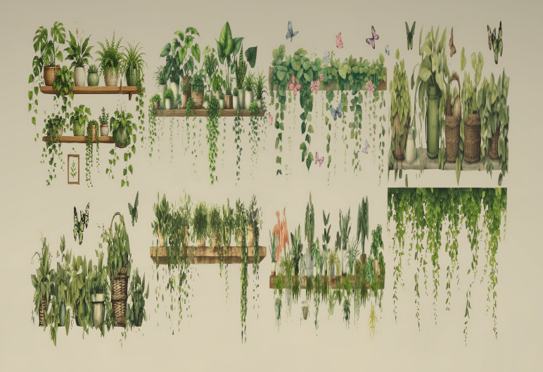 [NR] Plant Shelf Decals image 2