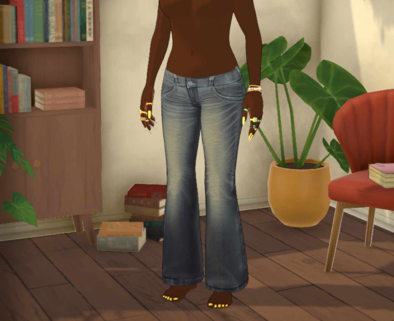 Flared Jeans image 1