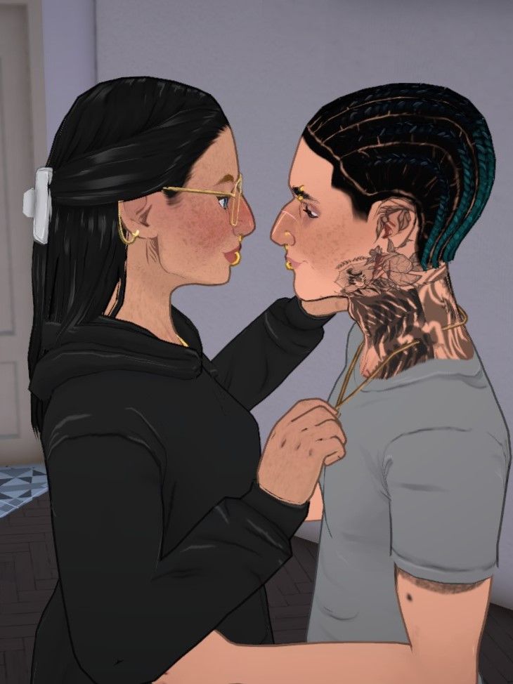 Cute Tattooed Couple No CC image 1