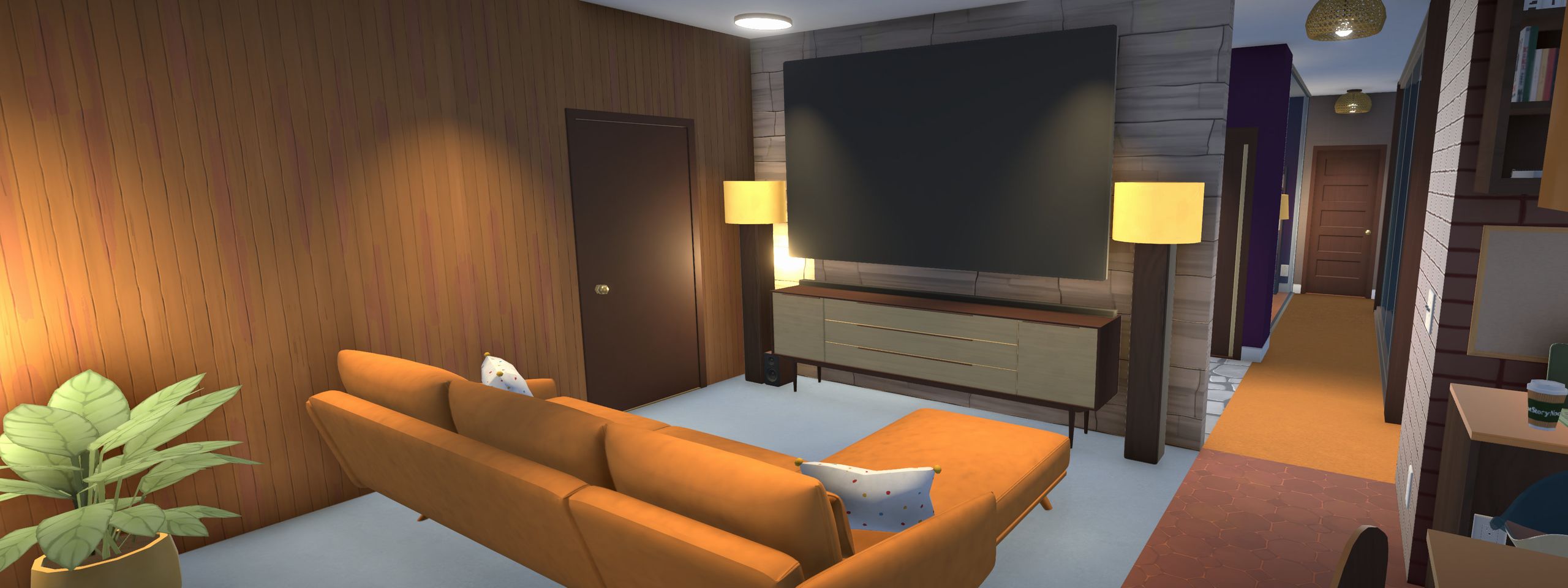 3 Bed, 2.5 Bath Mid-Century Modern House image 4