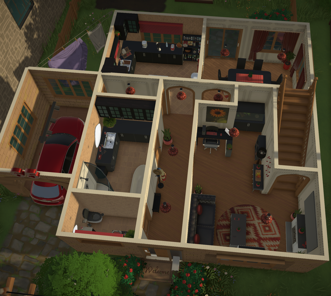 Beige Brick Family House image 3