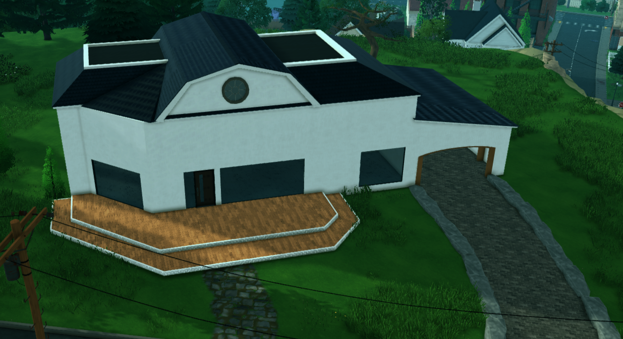 paralives modern blank house image 1
