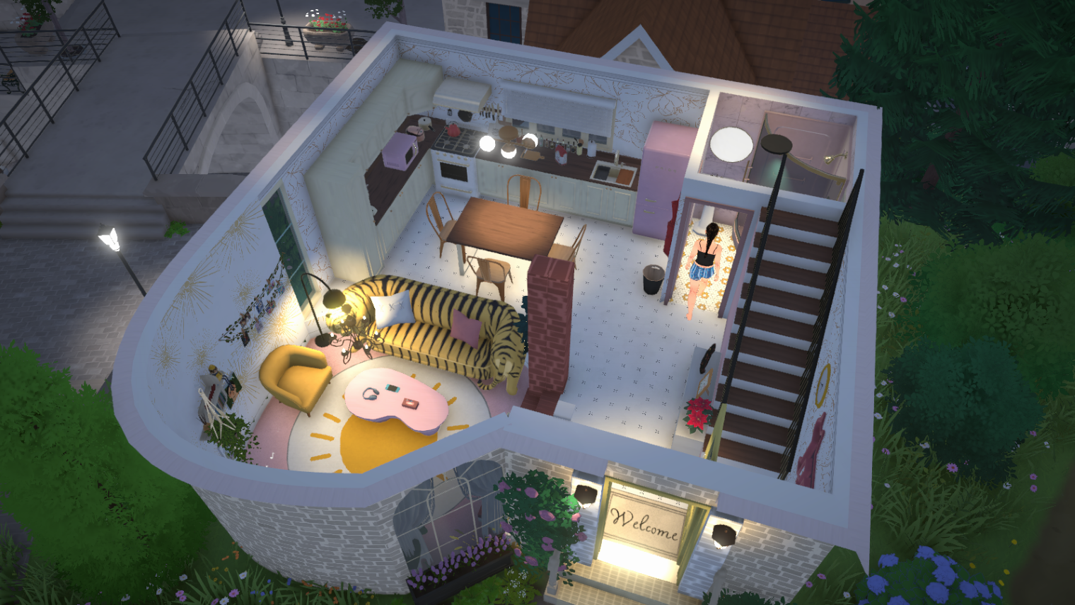 Cozy Pink&Yellow House image 2