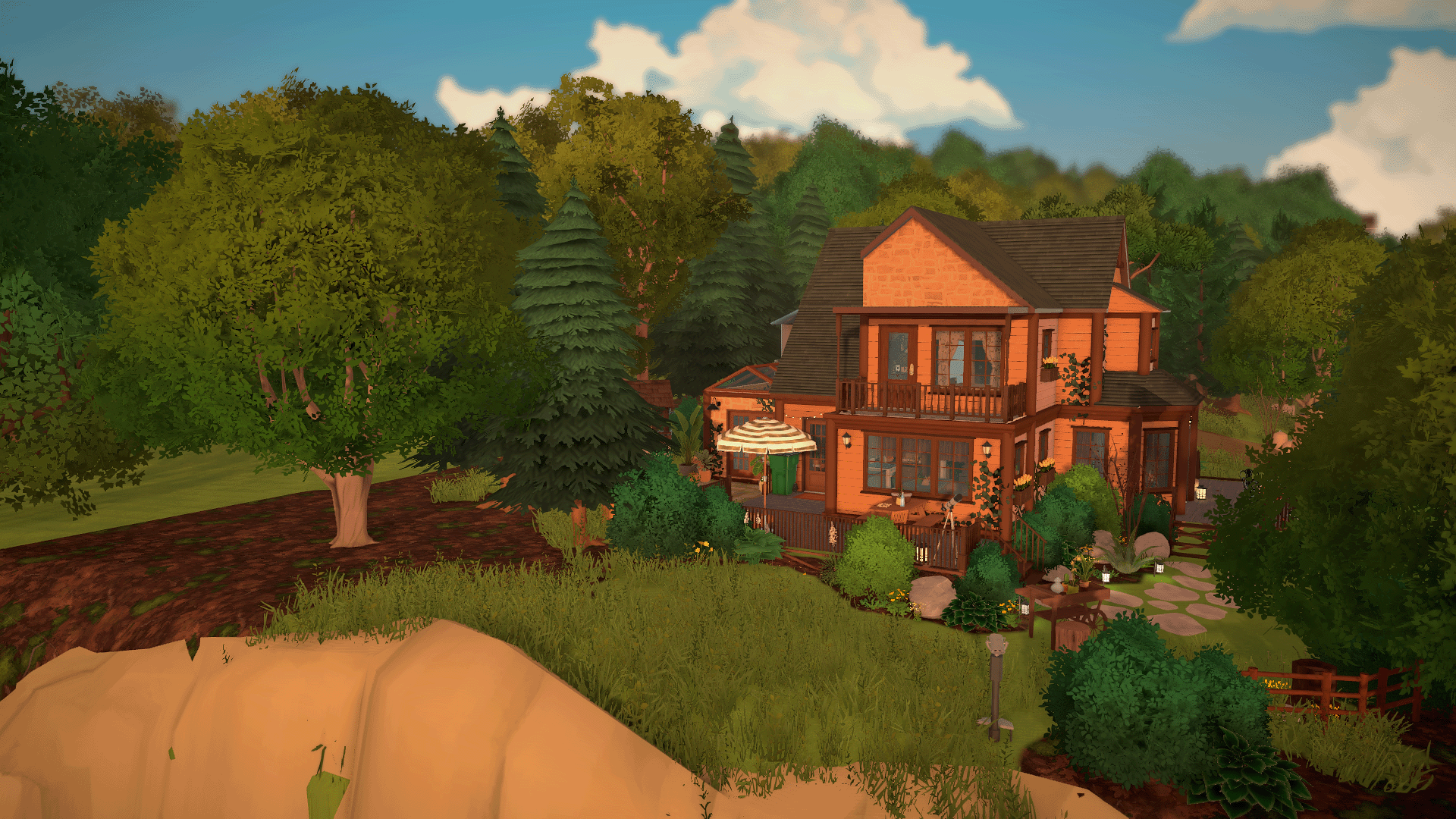 Log Cabin on Mountain Scarf Drive [pujipop ♡] image 2