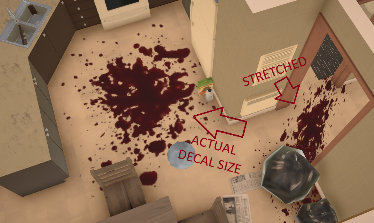 Blood Puddle Decal image 1