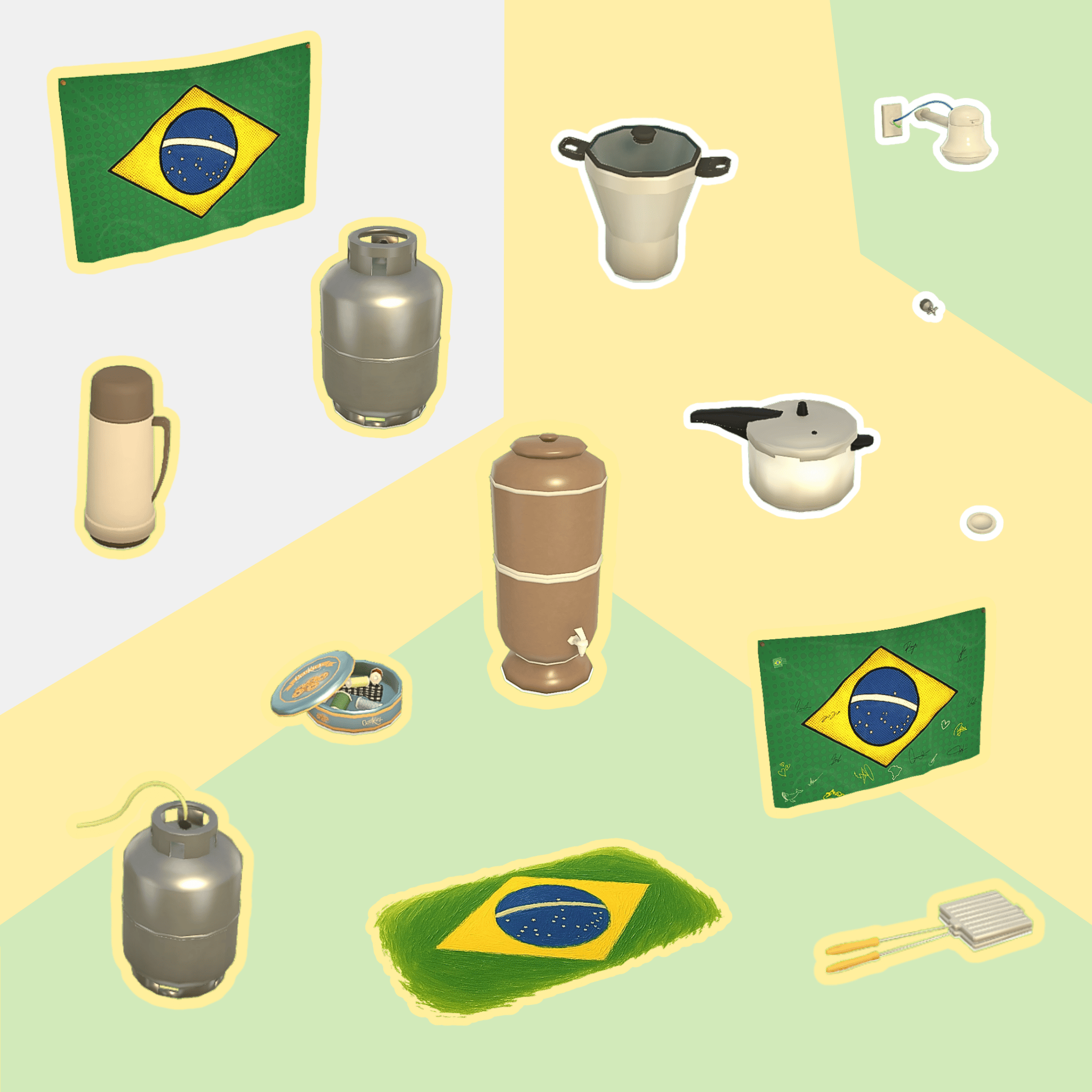 Brazil Core Pack | Brazilian Objects Kit image 2
