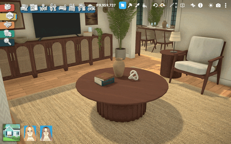 Arched Cane Coffee Table image 2
