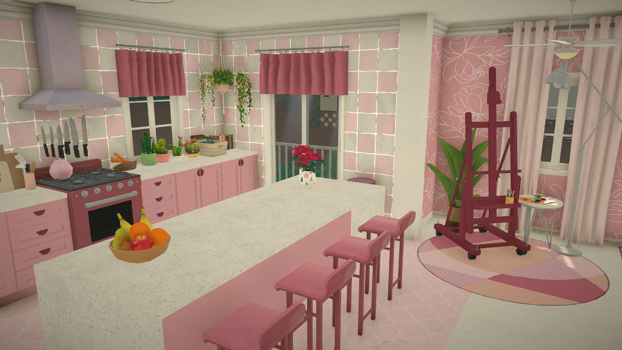 Spacious 1 bedroom 1.5 bathroom cute pink house image 8