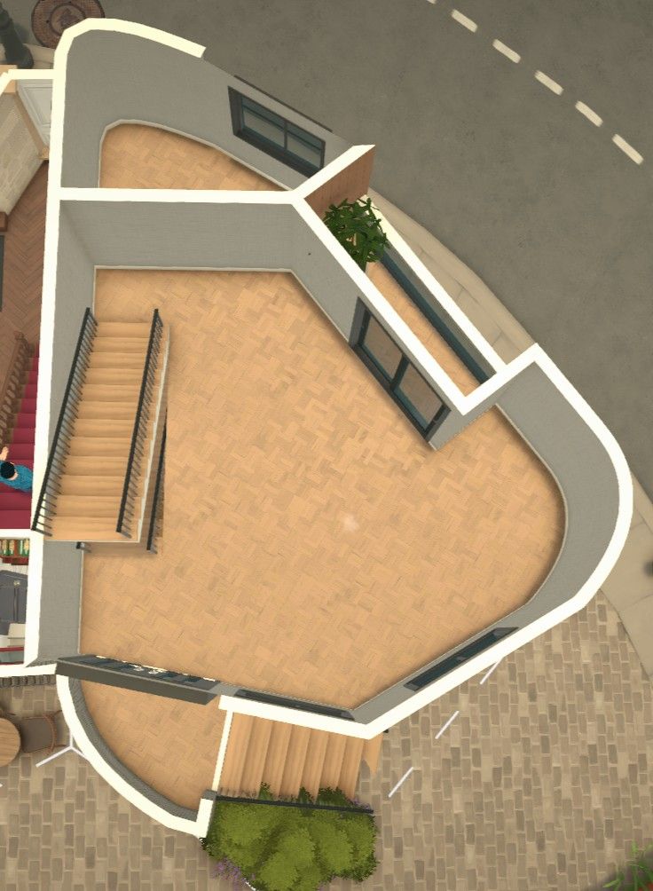 Plaza Corner Shell < 17k v2 (no platform stairs) image 9