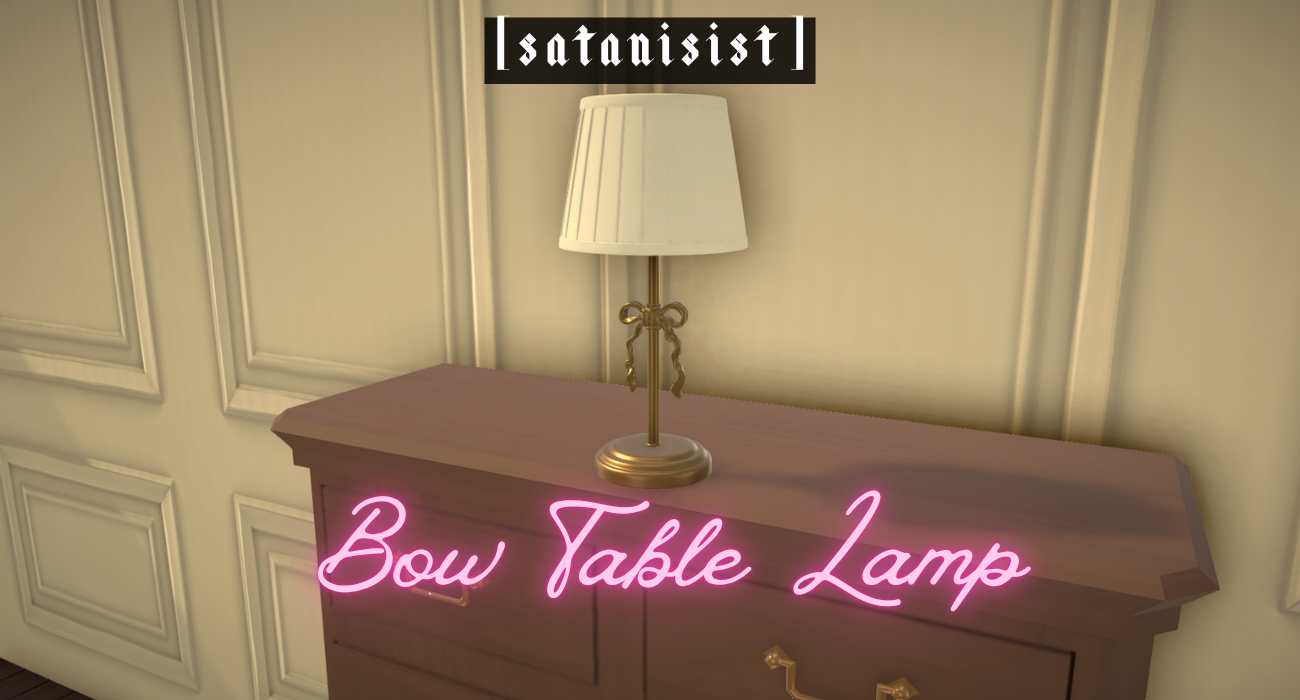 [satanisist] Bow Table Lamp image 1