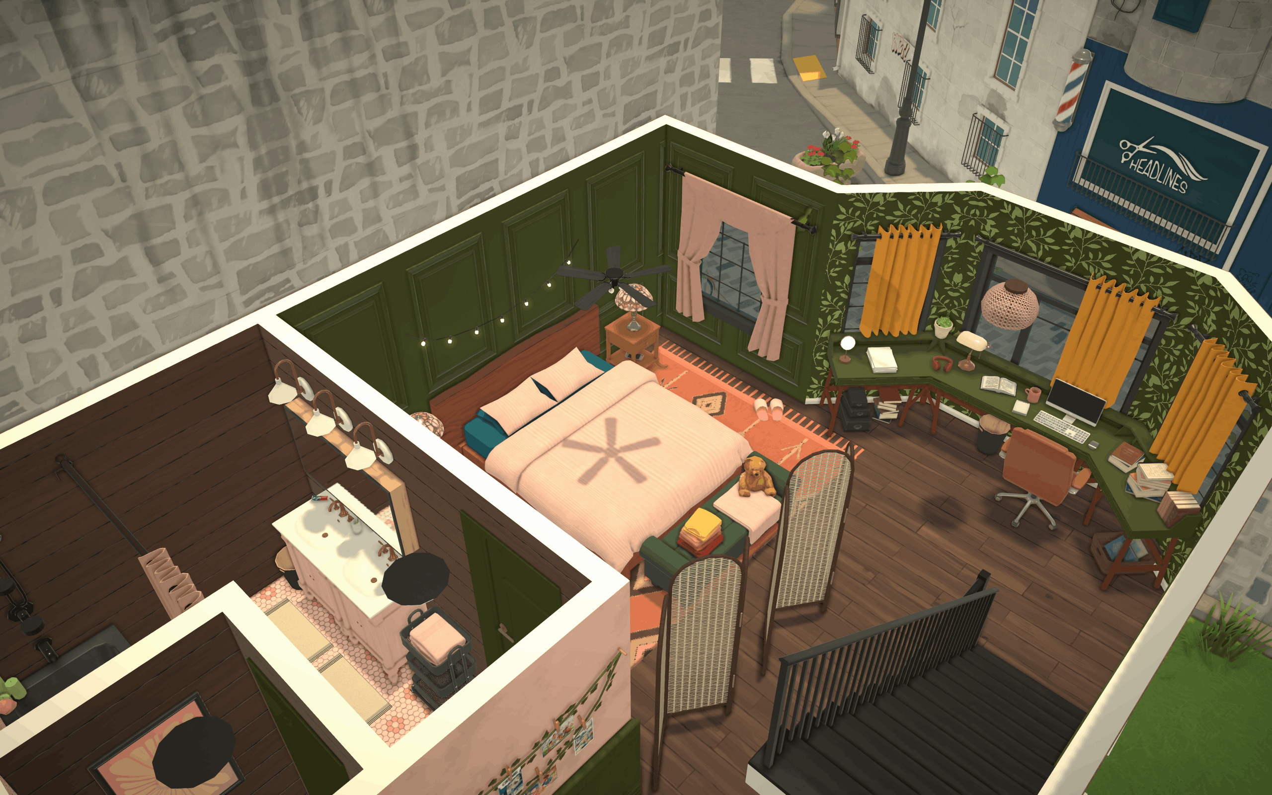 Modern Green Witch Townhouse image 5