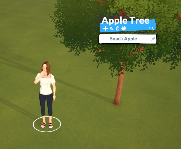 Foraging Interactions: Snack apple and Harvest Maple WIP image 3