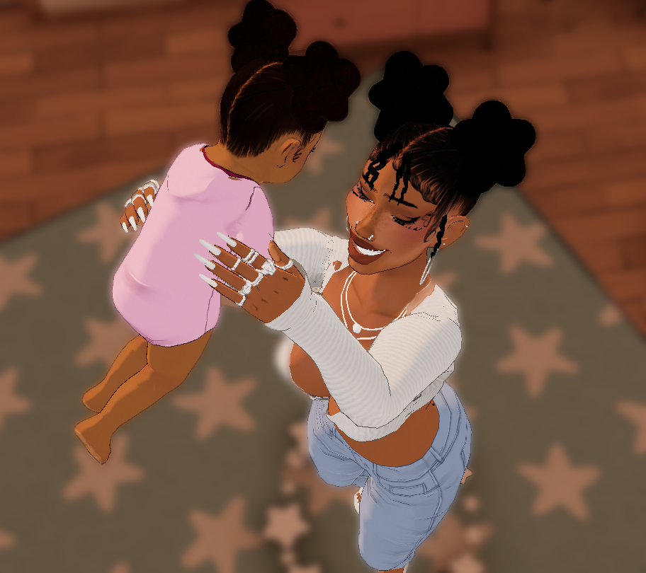[FIAA] Afro Star Puffs Toddler Hairstyle image 2