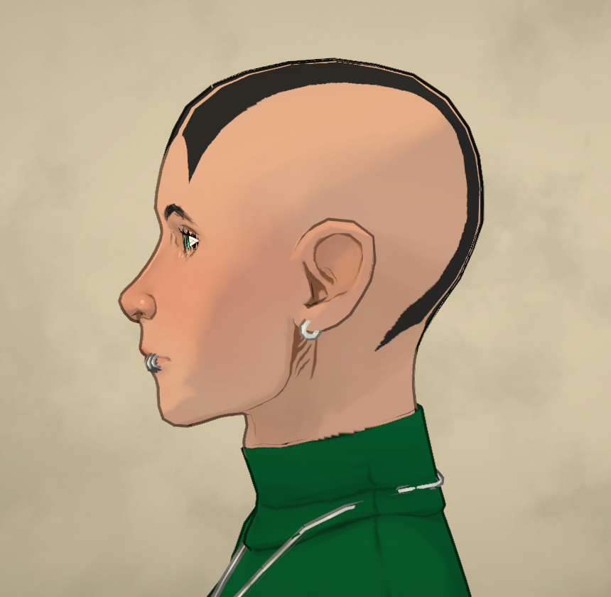 Amiten's Head Tattoo image 2