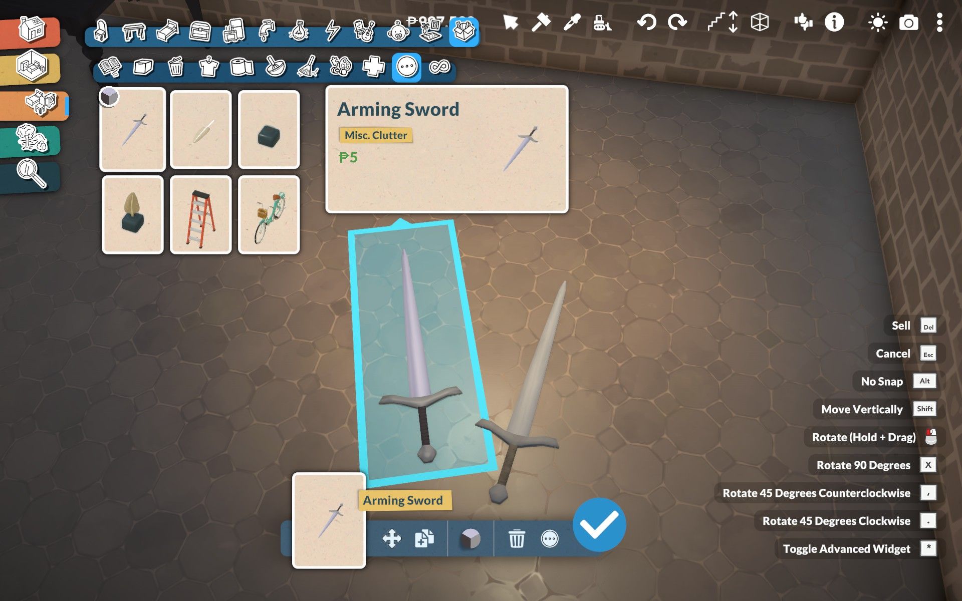 [Shine] Clutter - Arming Sword image 2