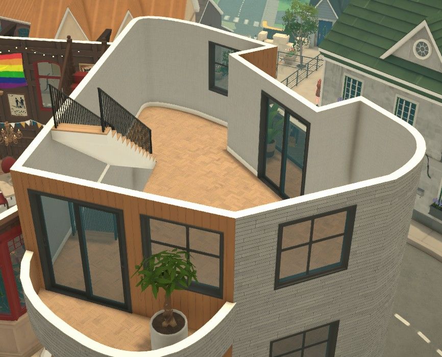 Plaza Corner Shell < 17k v2 (no platform stairs) image 6