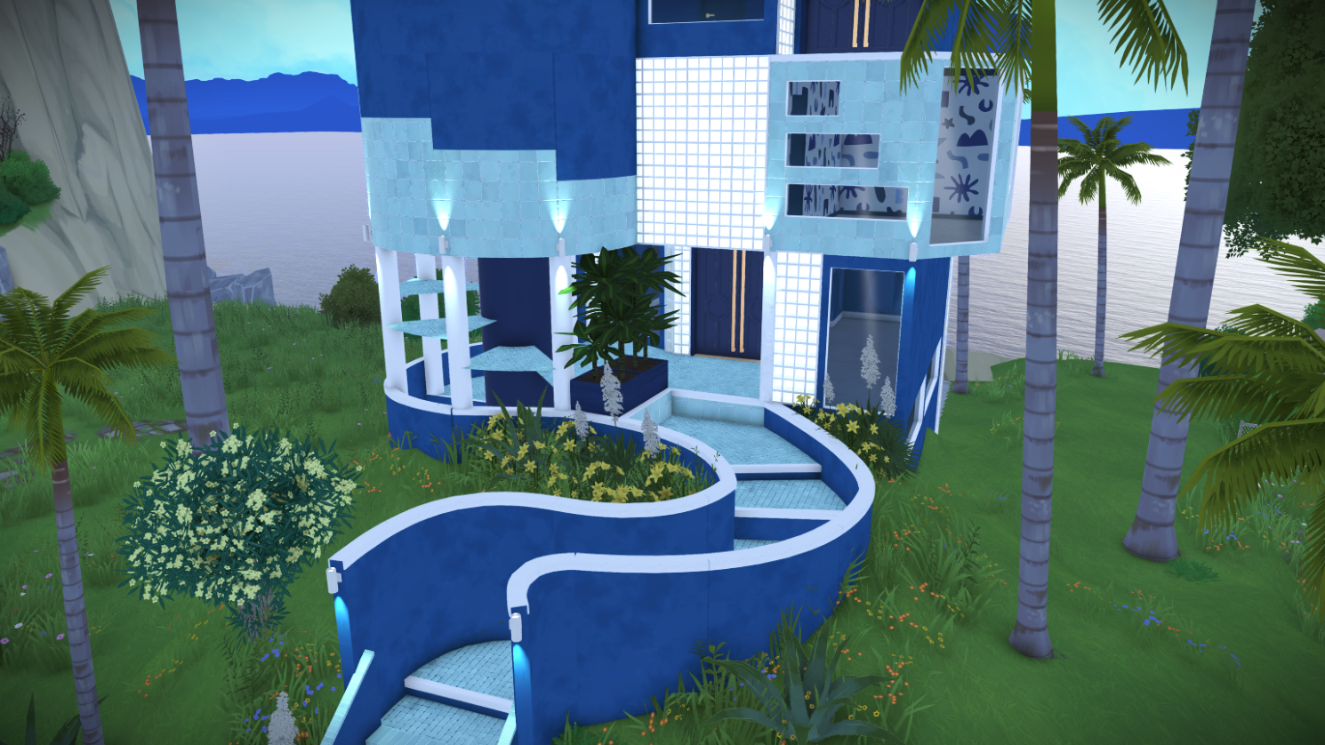 Contemporary Streamline Moderne Style Beach House - Unfurnished image 3