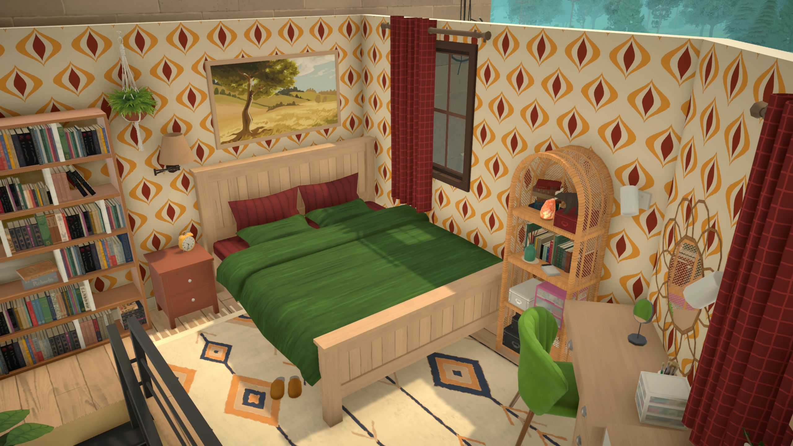 Green-orange flat image 11