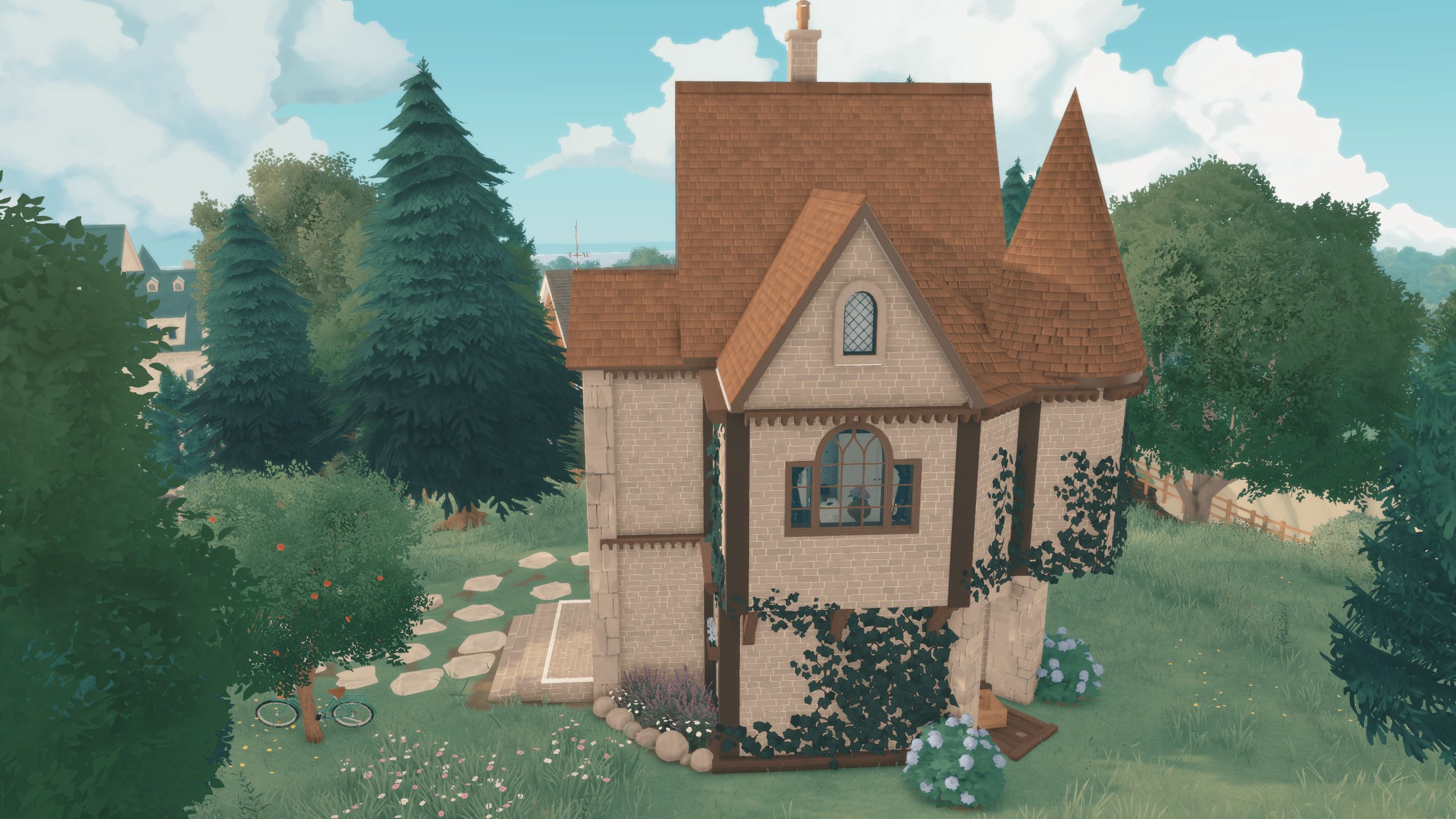 Whimsical Fairytale Cottage - (Playtested Single Para Build) image 12
