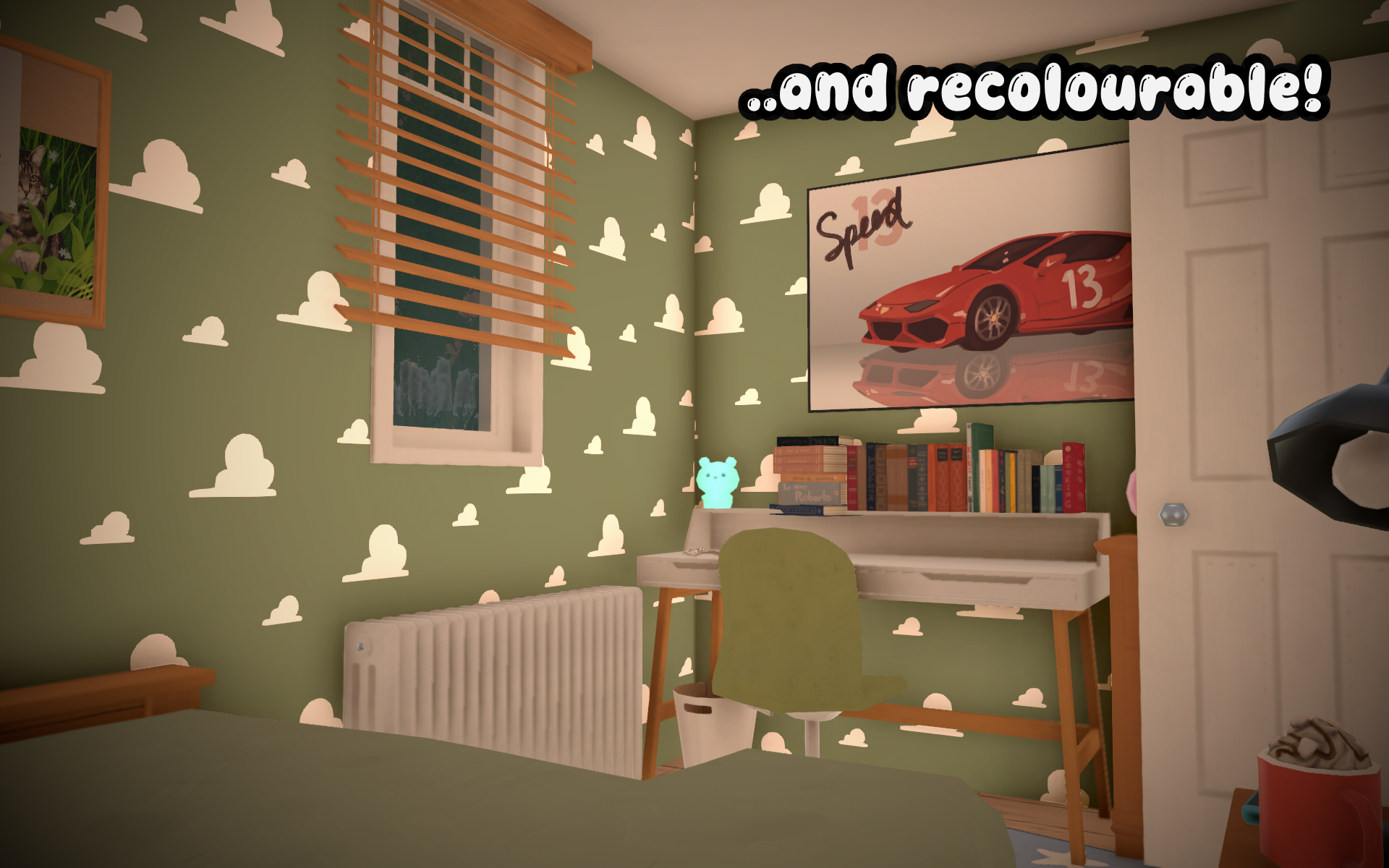Andy's Room / Clouds Wallpaper image 2
