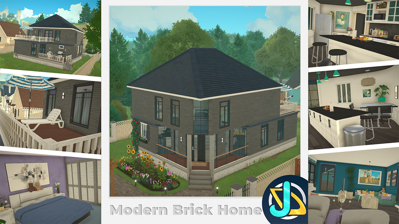 Modern Brick Home image 1