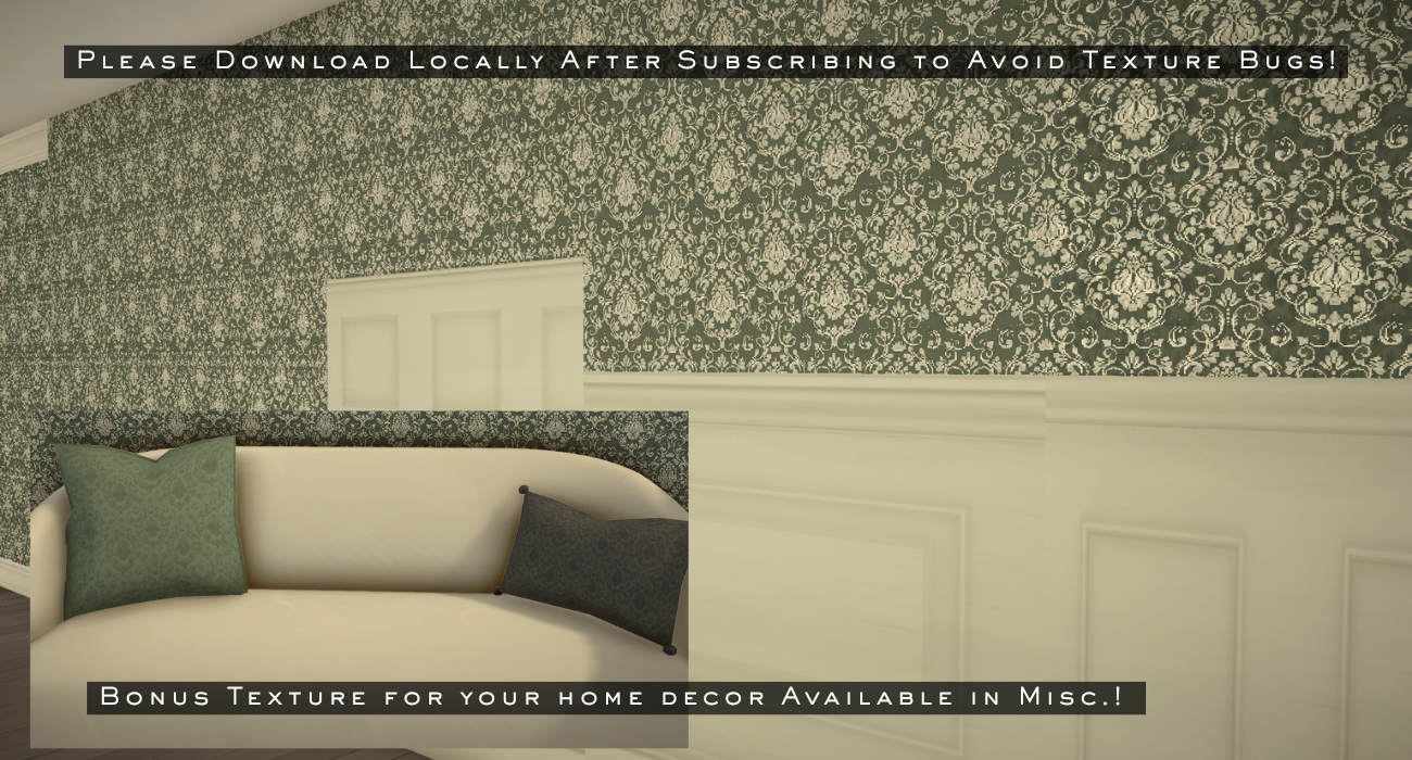 [satanisist] Victorian Artichoke Wallpaper Set of 7 image 2