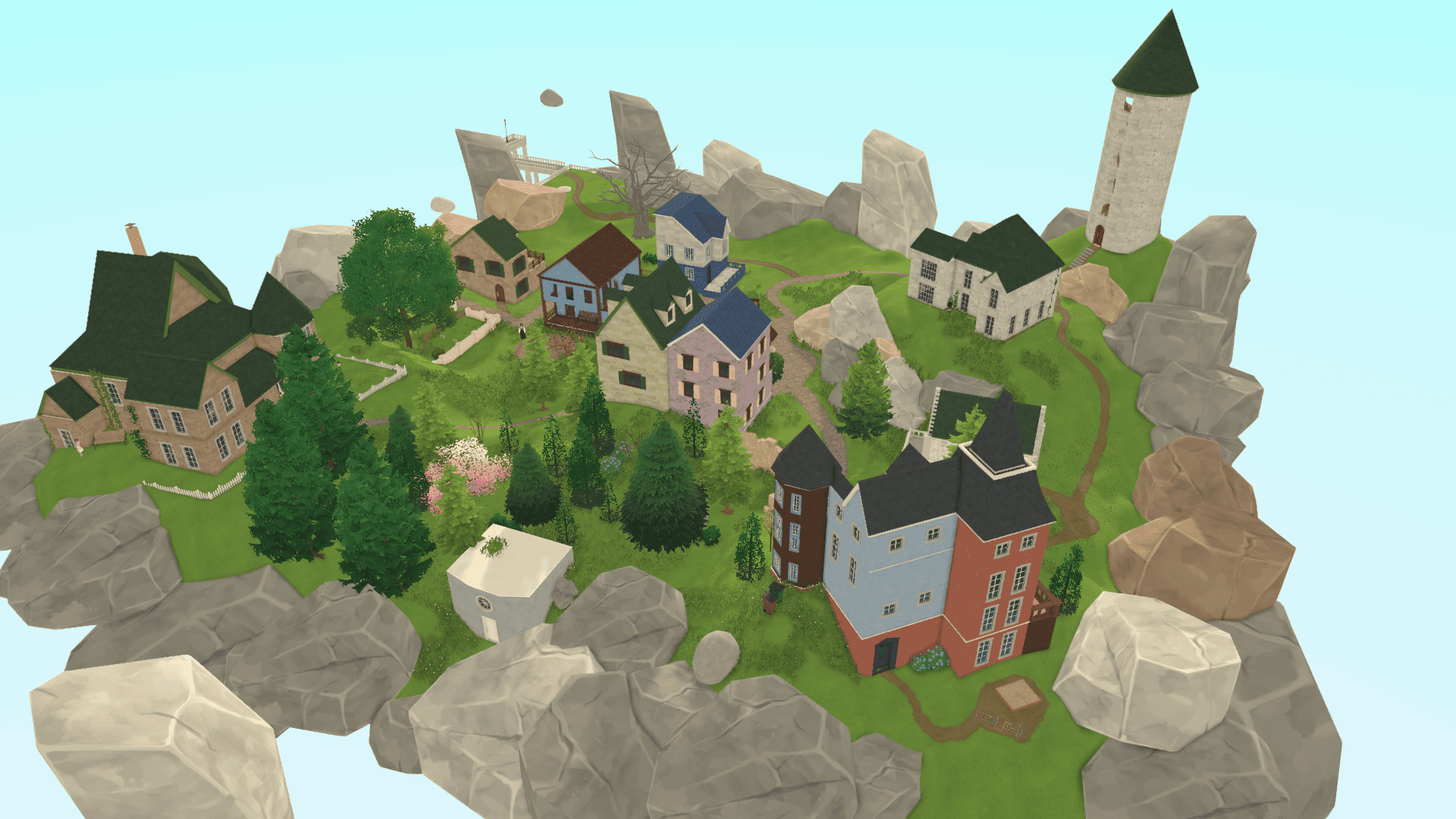CUSTOM TOWN - Flying Island image 3
