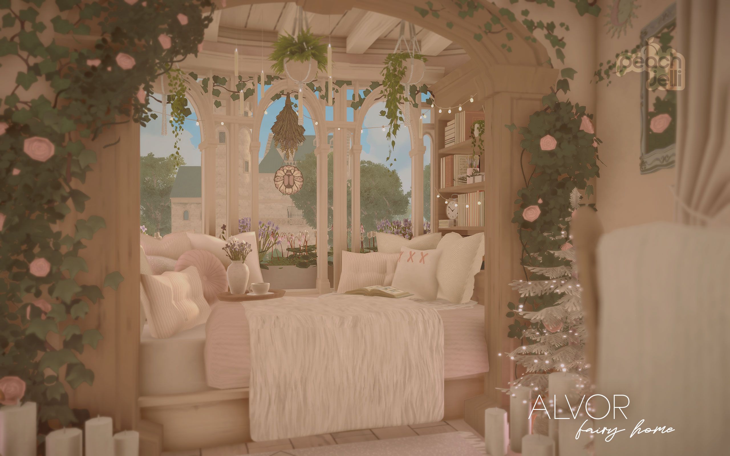 ALVOR | Fairy Toadstool Home (No Mods/CC/Textures) image 1