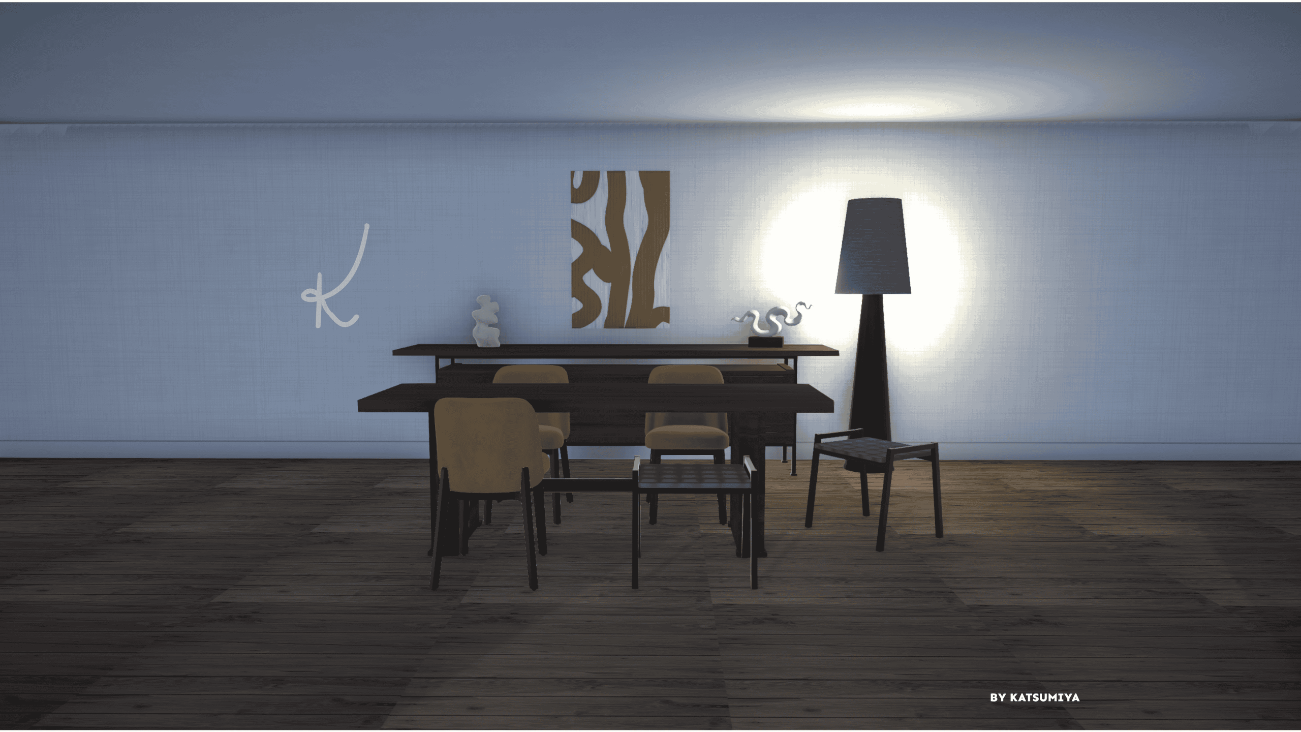 MARO Dining Room Set | Industrial Furniture CC image 5