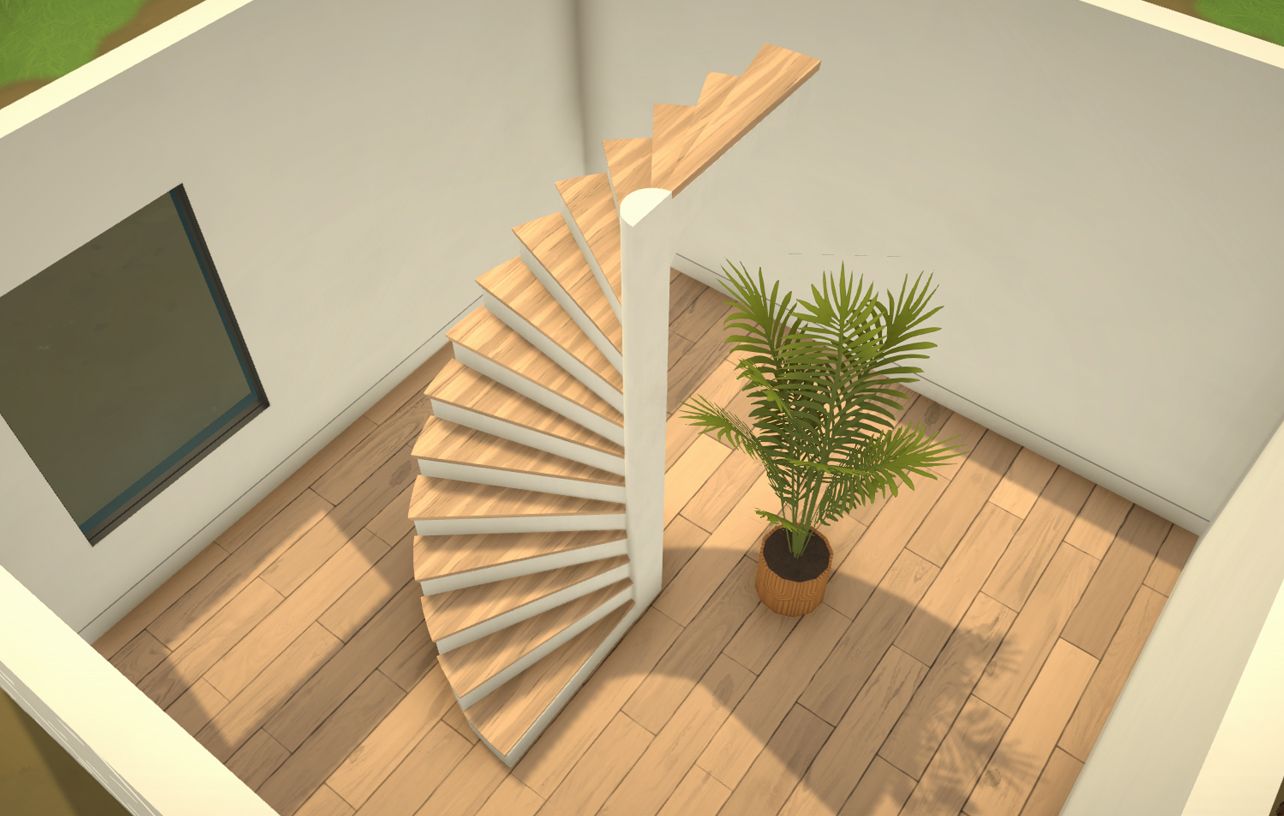 Spiral Staircase Half Turn image 6