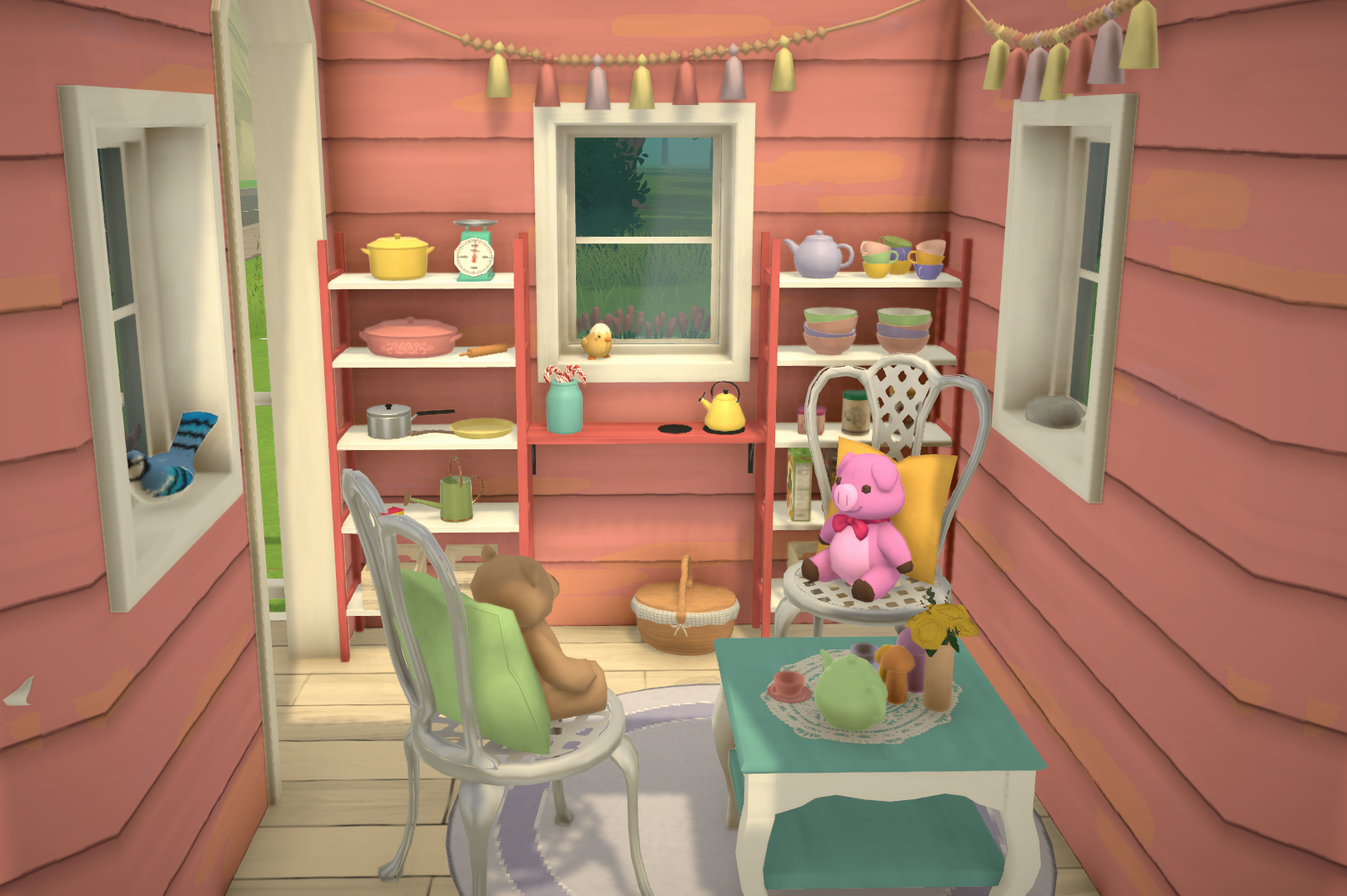 Pink playhouse for the backyard (cc free) image 1