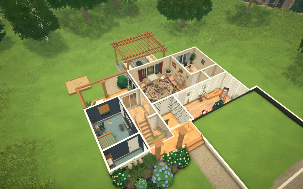 Sloped Lot - Gray House image 5