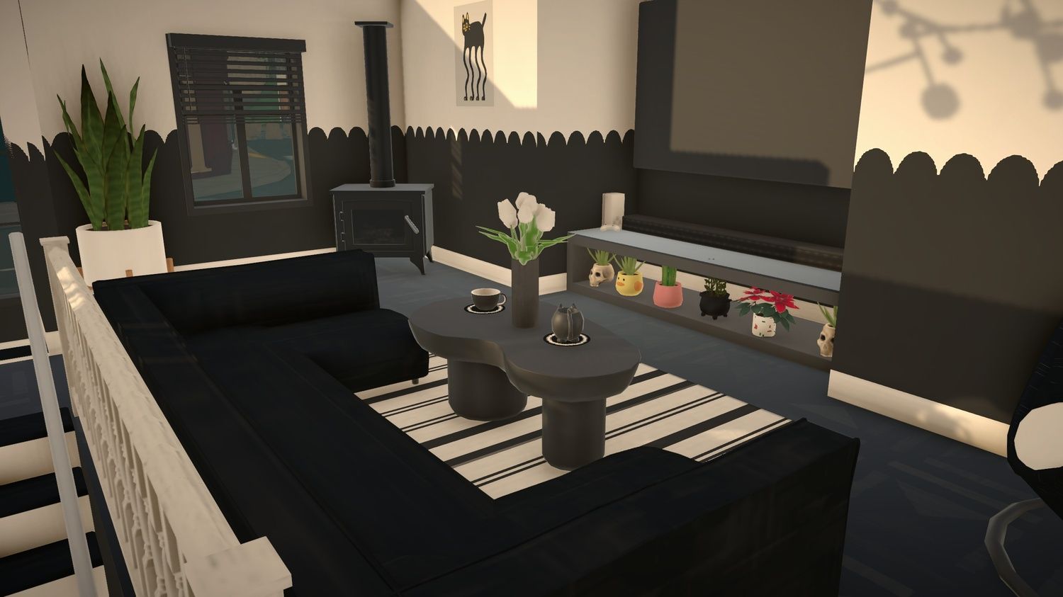 Cozy Black & White Aesthetic Home 🖤🤍 image 3