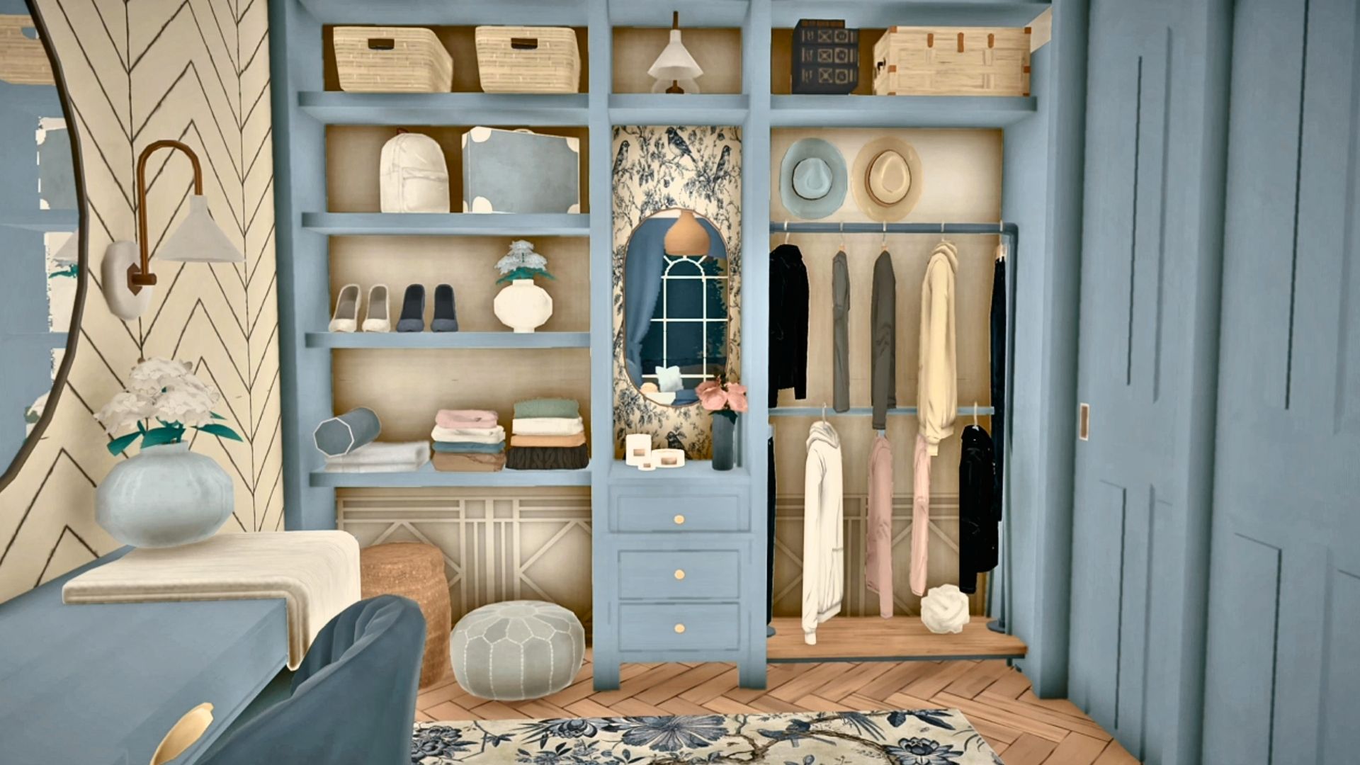Luxury Blue Home with Walk-in Closet - zoibean image 2