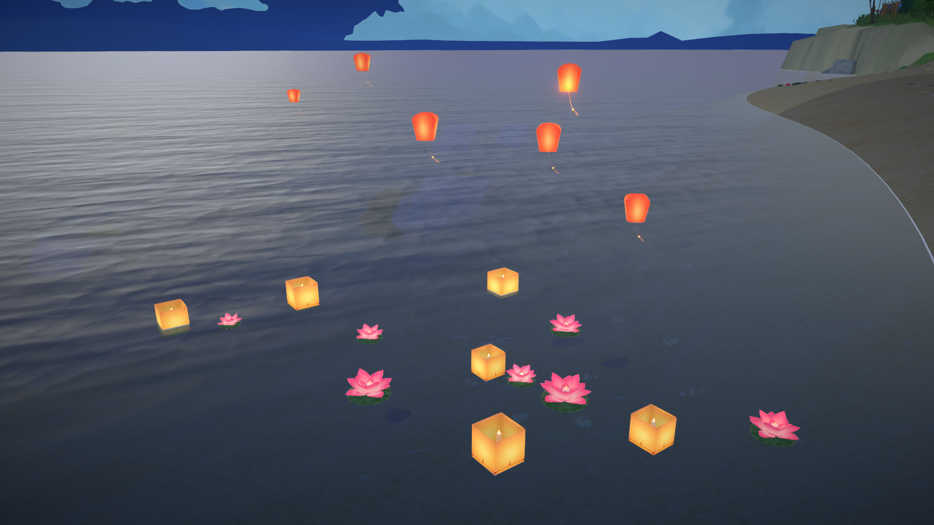 [Bear] Sky & Water Lanterns image 2
