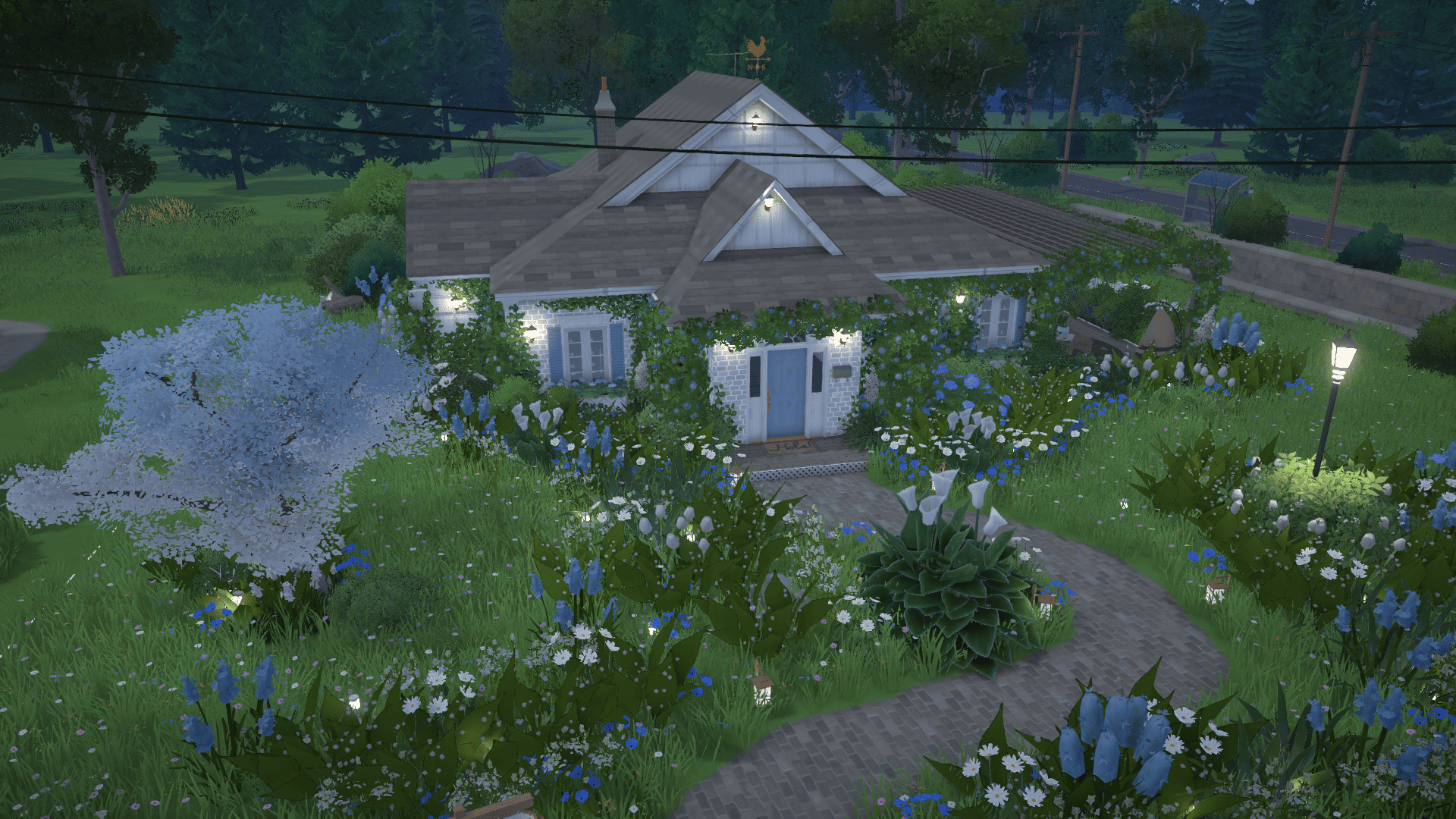 Blue Family Flower Cottage (Shell) image 4