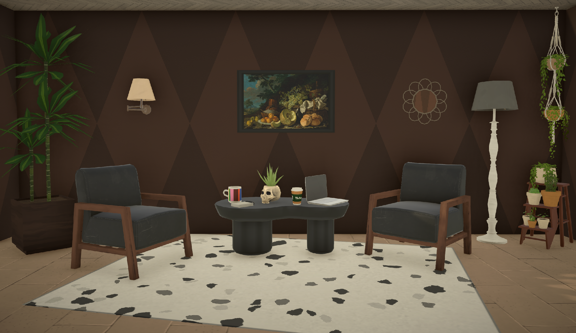 [TEA] Large Diamonds Wall Paint image 7