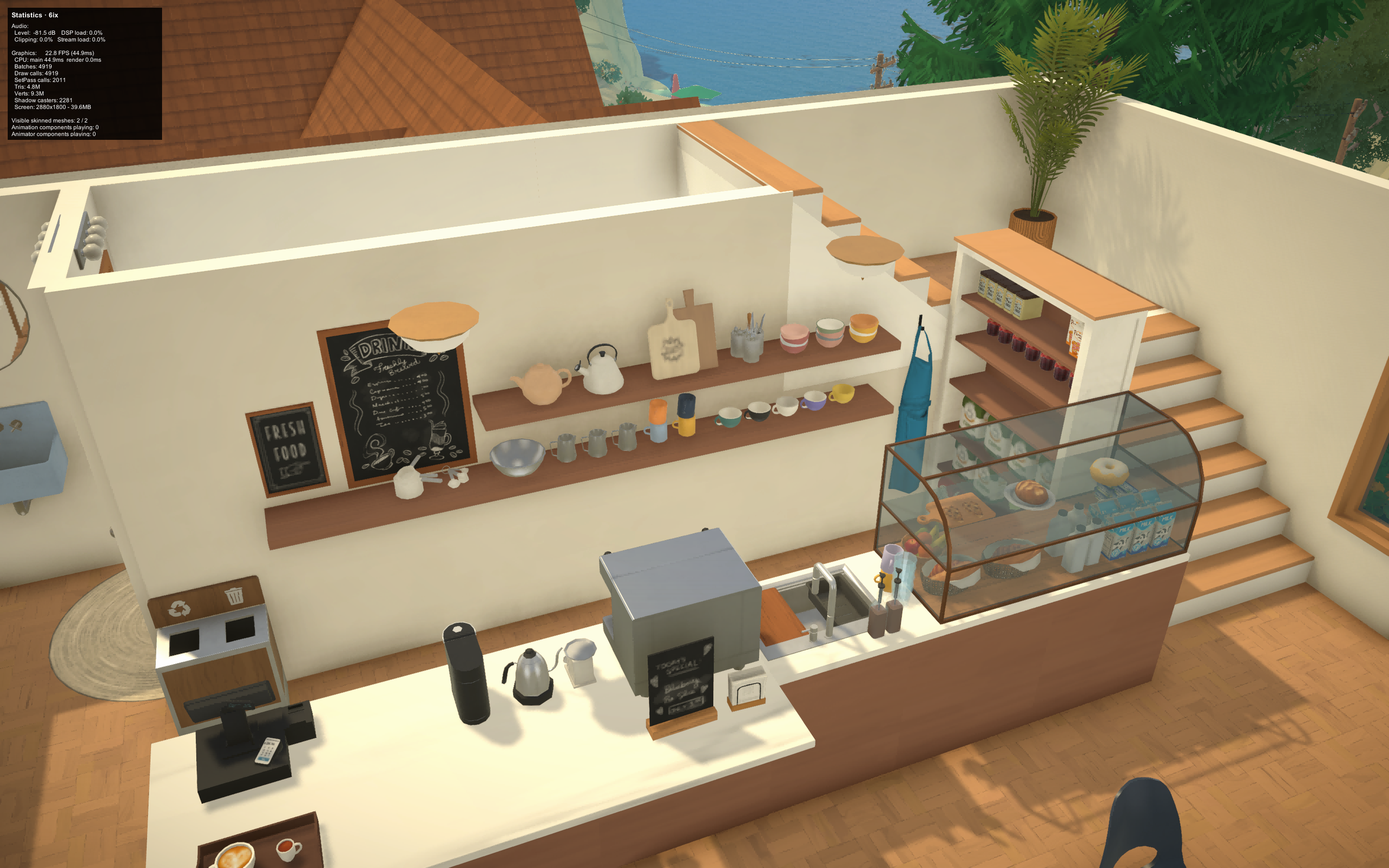 Log Style Coffee Shop by Sherry image 3