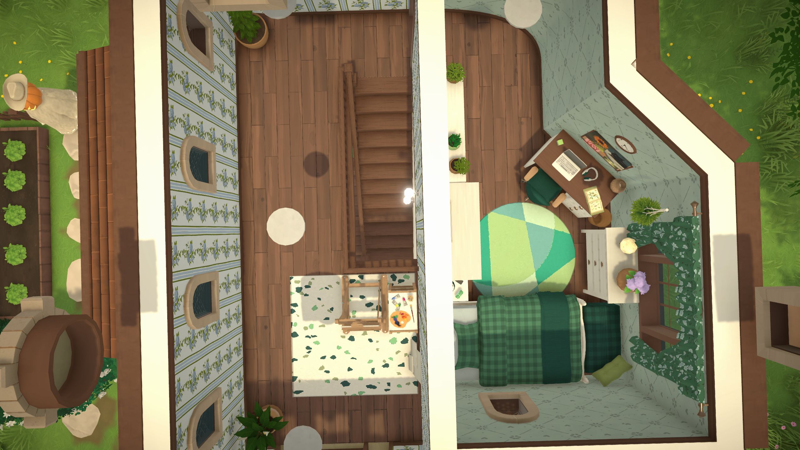 Whimsical Fairytale Cottage - (Playtested Single Para Build) image 8