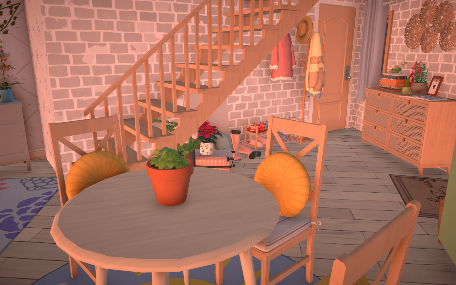Cozy pinkish apartment image 1