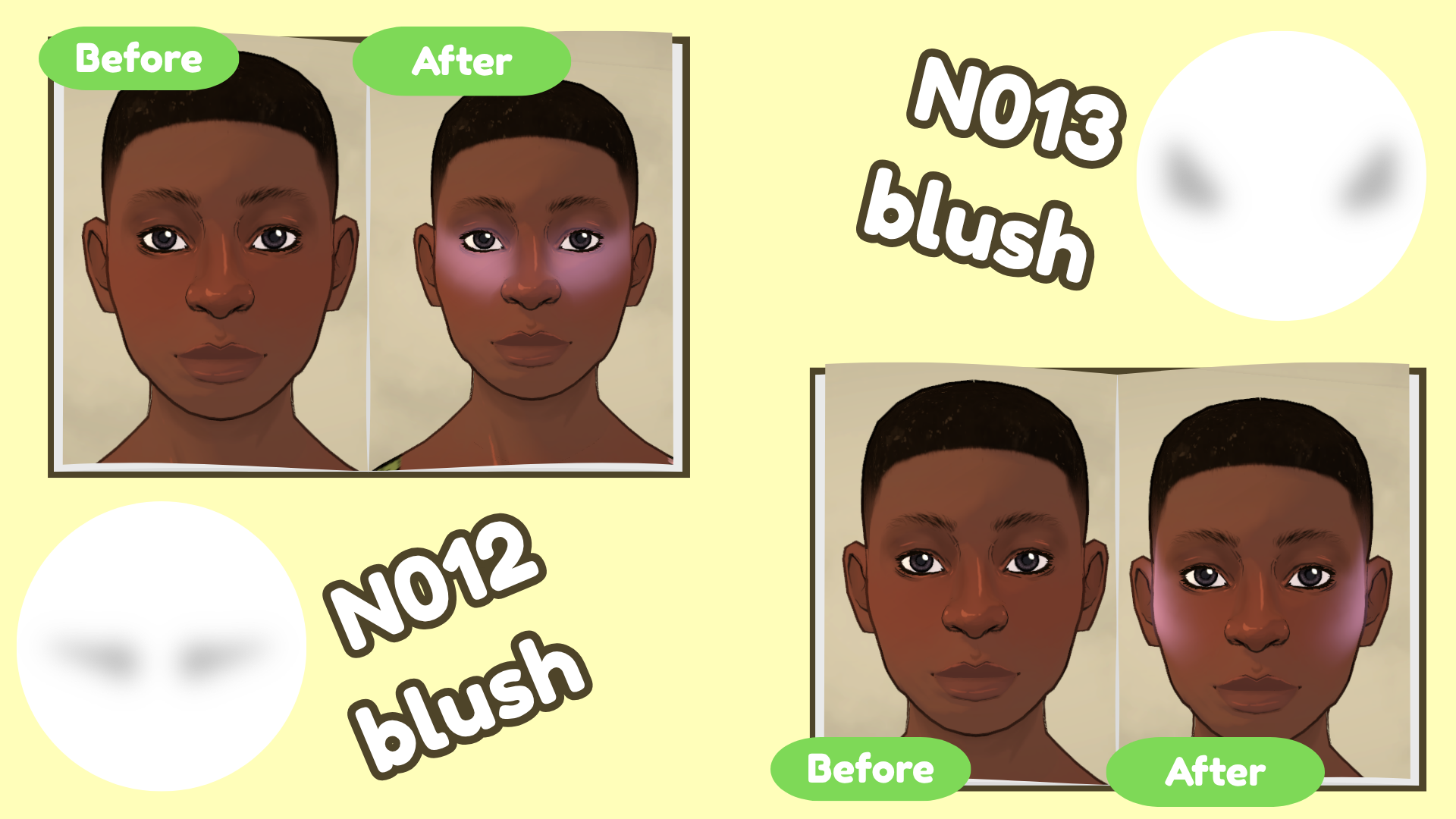 +butterfly blush makeup set + image 8