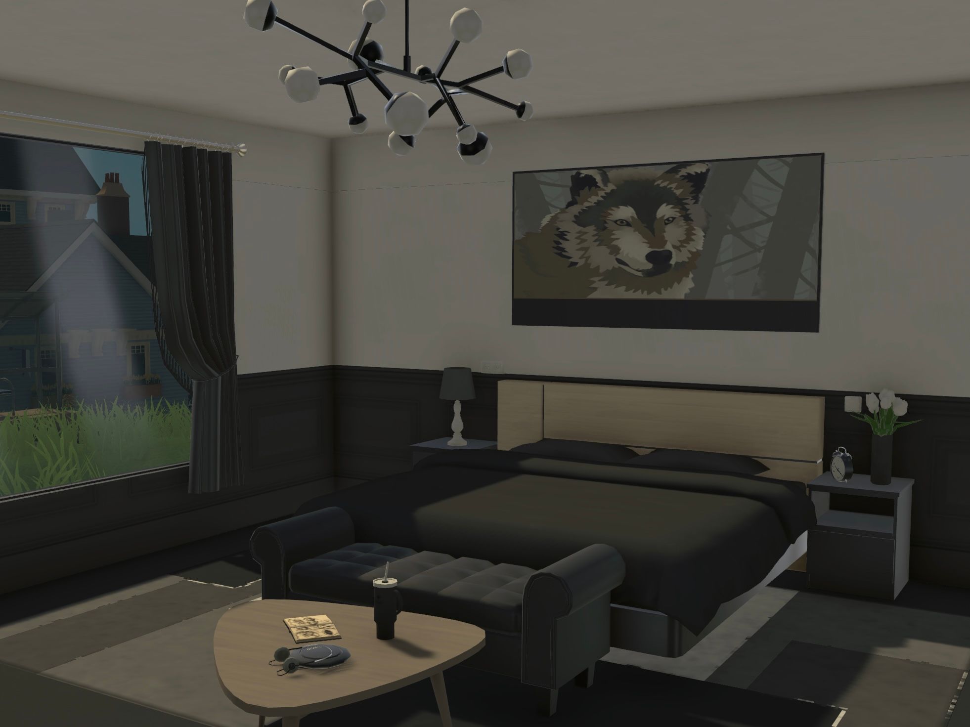 Black and White Modern Apartment 788m² image 4