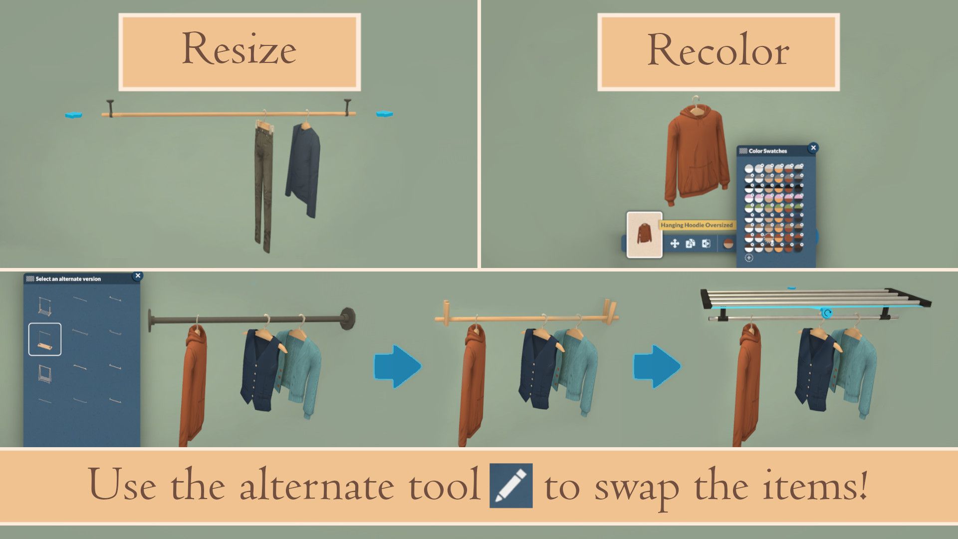 Open Wardrobe Kit Variant 2 WIP image 1