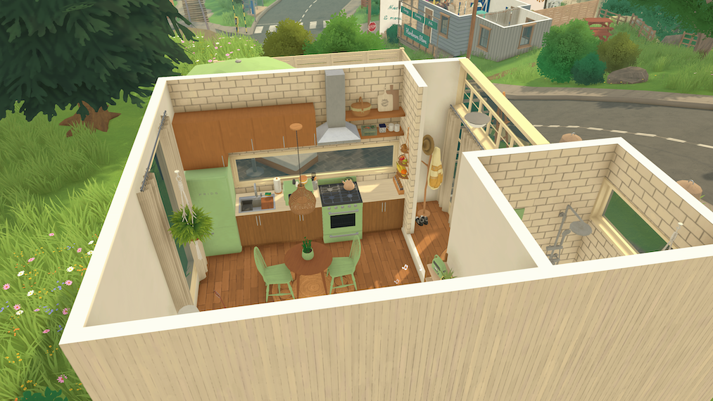 Cute Green Tiny Home image 4
