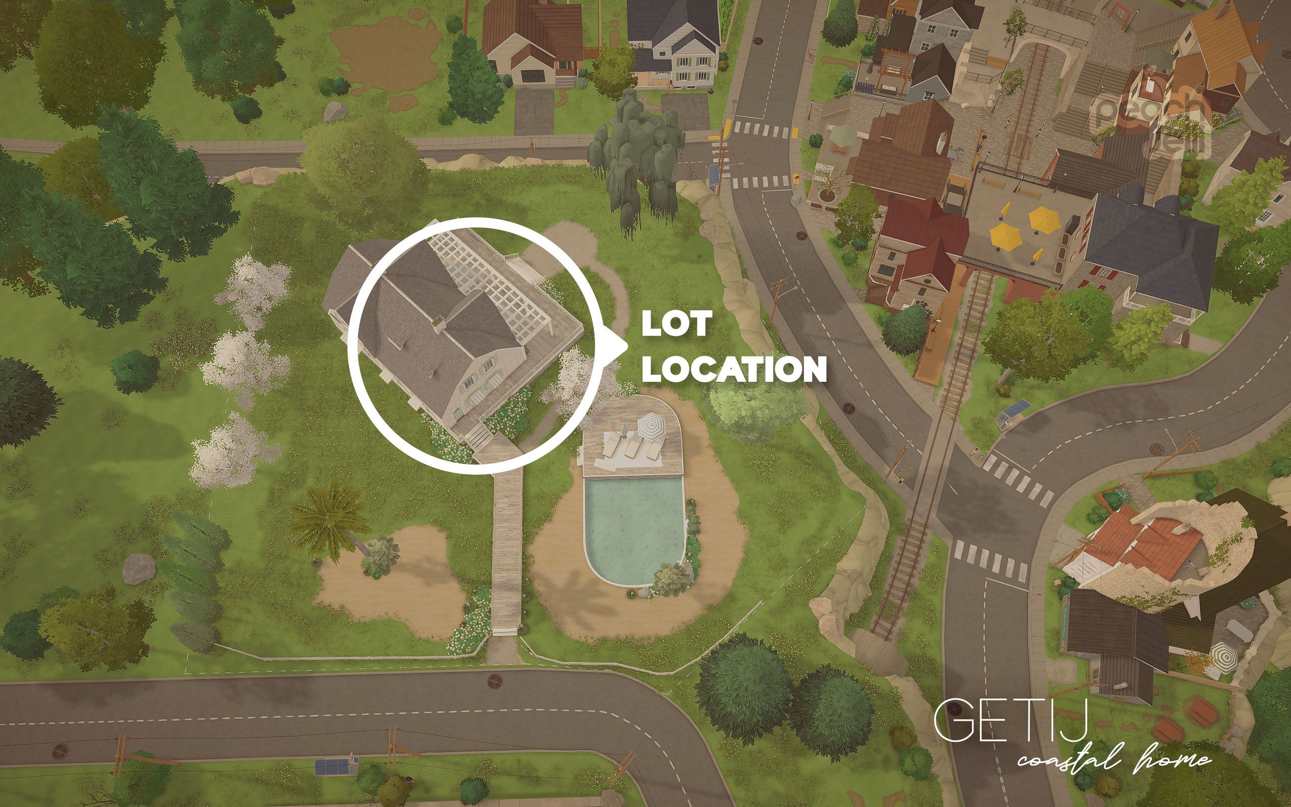 GETIJ | 3BR Dutch Colonial (No Mods/CC/Textures) image 2