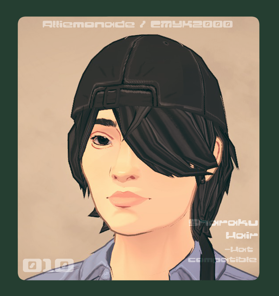 Sharaku Hair_010 image 3