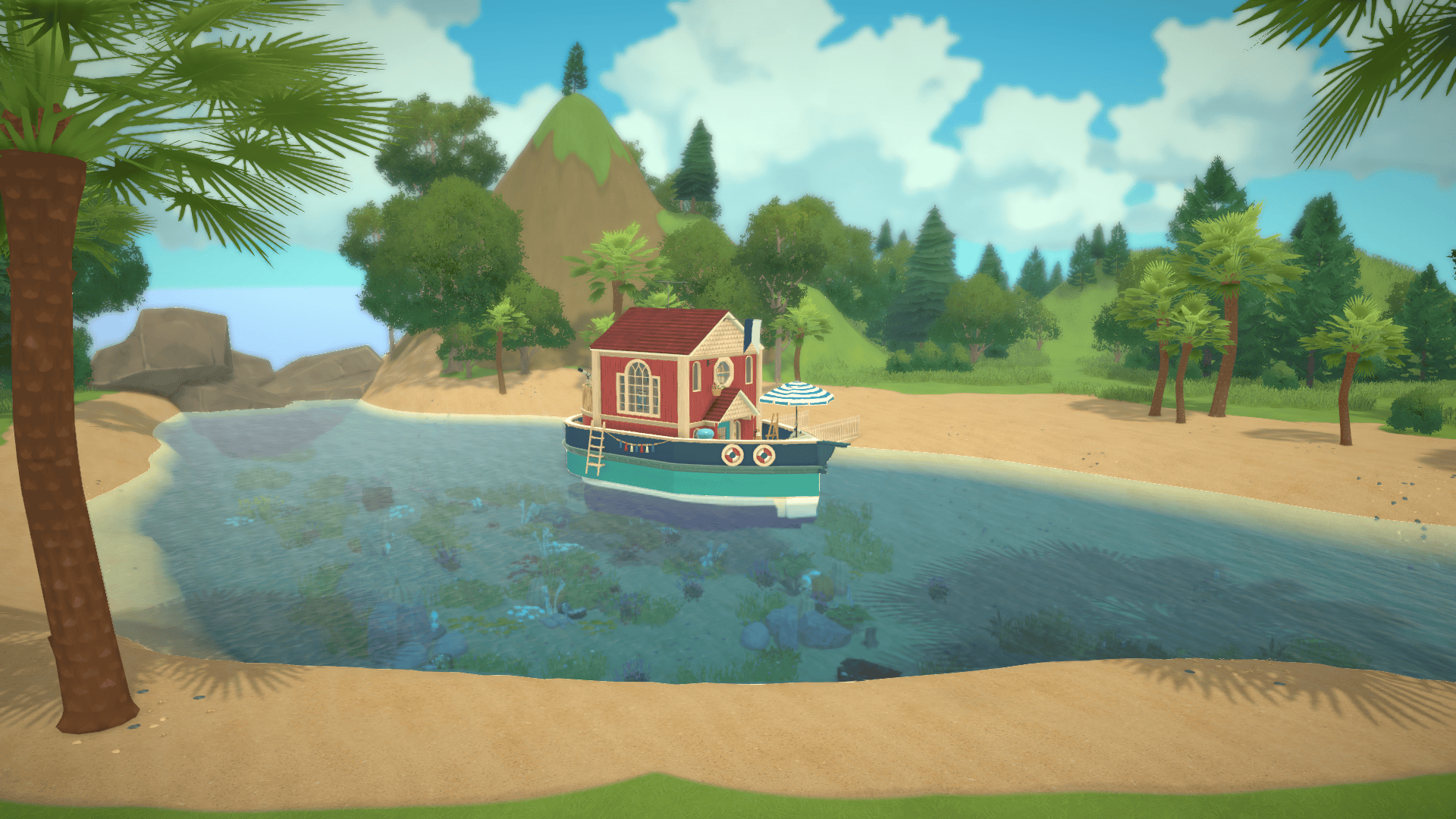 [NO MODS] Quaint Houseboat on Empty Terrain image 1