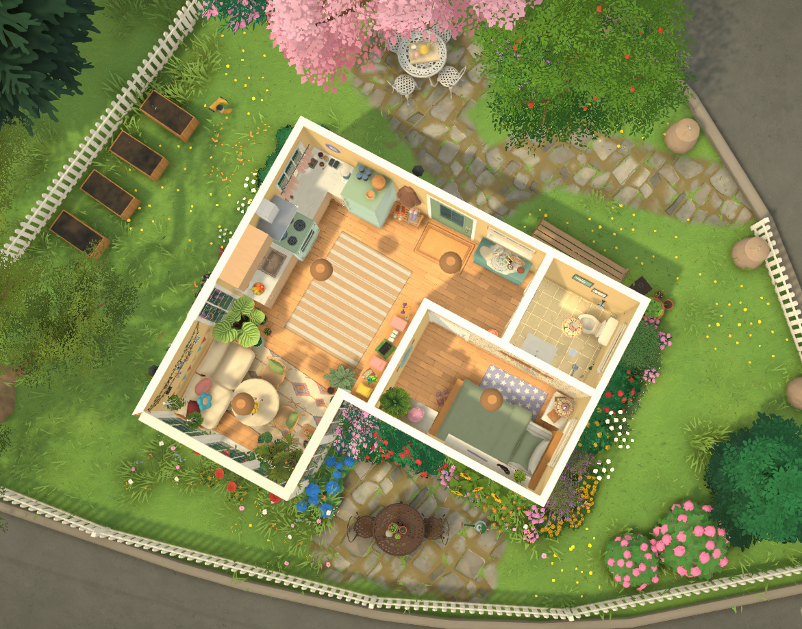 Cozy tiny-house on tiny lot (cc free) image 2