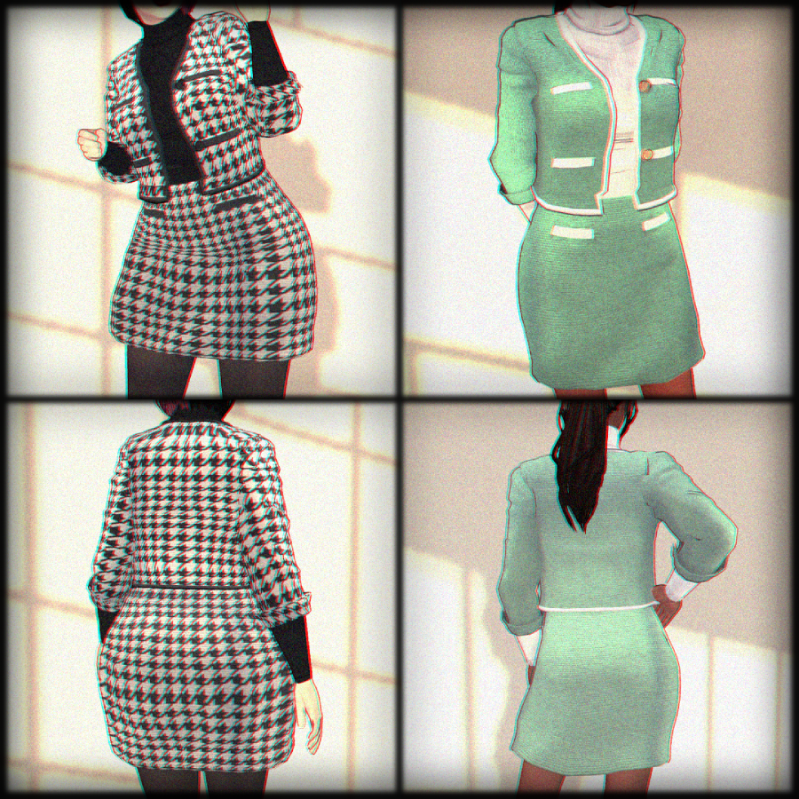 [Moons] Tweed Skirt image 5